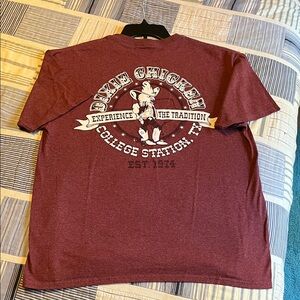 Dixie Chicken- College Station TX- Maroon Men's T-Shirt